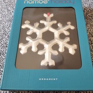 Nambe Snowflake Ornament NIB